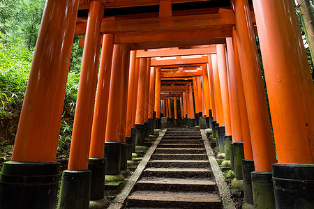 日本京都的神庙木头寺庙文化汉子遗产通道精神游客小路观光图片