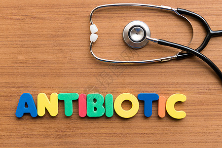 抗生素一个字打字稿医疗疾病压力精神情绪背景健康医学背景图片