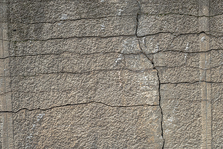 古石膏墙 风景风格 混凝土表面 大背景或纹理中的裂缝图片