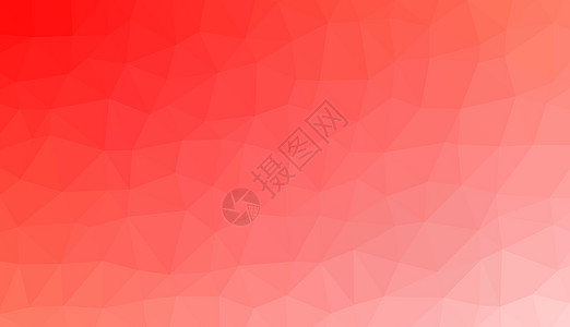 三角纹红色马赛克多边形插图背景图片