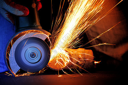 工人用研磨机切割金属钻头安全刀刃光盘圆圈磨床速度工作研磨车轮图片