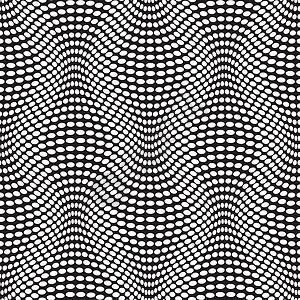 矢量抽象无缝模式风格技术红色曲线波纹墙纸金属纺织品运动光学图片