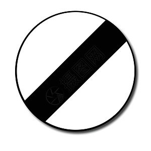 限制交通讯号速度车辆警察圆形运输标志插图极限图片