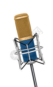 与世隔绝的通用麦克风娱乐白色演讲说话岩石嗓音歌手工作室收音机合金图片