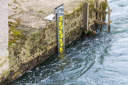 鲁赫尔水位指标水温指示器建筑仪表屏障数字流动水深枯水展示图片