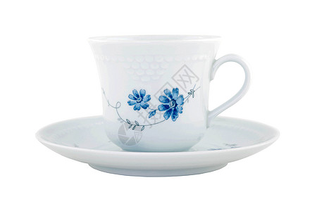 孤立的白杯阴影餐具咖啡白色早餐用品陶瓷玻璃茶杯商品图片