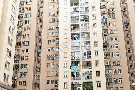 香港的住宅楼群建设摩天大楼市中心天际城市生活海岸线天空公寓建筑学景观图片