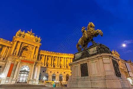 维也纳霍夫堡宫柱子雕像博物馆城市首都建筑天炉历史历史性纪念碑图片