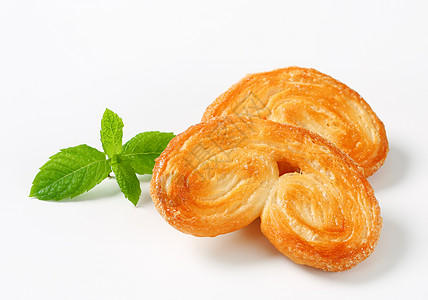 Palmiers  松饼饼干美食糕点饼干甜点食物手掌酥皮点心小吃背景图片