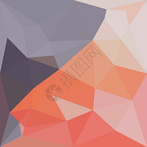 印度红色抽象摘要低多边形背景粉色三角形像素化测量多面体折纸三角马赛克背景图片