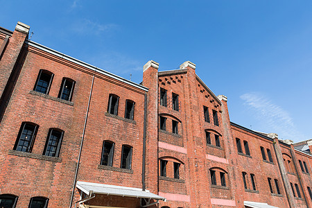 横滨红色仓库建筑地标房子历史性建筑学公园旅行城市窗户历史图片