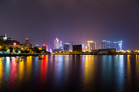 夜间澳门市风景商业旅行货车假期酒店建筑建筑学景观城市天际图片