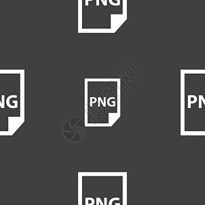 PNG图标符号 灰色背景上的无缝模式 韦克托软件标签药片程序插图格式艺术文档数据按钮背景图片
