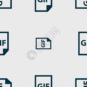 文件 GIF 图标符号 具有几何纹理的无缝模式 韦克托标识电脑插图照片艺术文档横幅技术字母合同图片