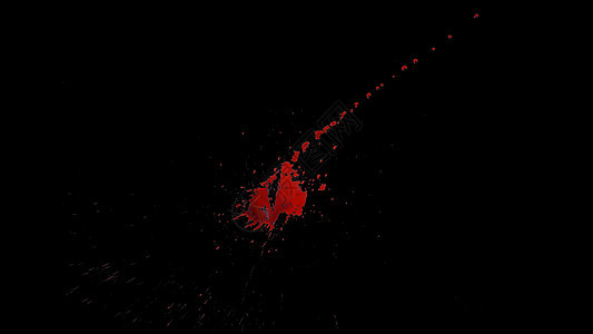 红色鲜血喷溅散射色孤立的阿尔法频道飞溅运动艺术液体油漆速度血溅绘画背景泼彩背景图片
