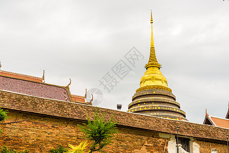 泰國蘭邦的Luang寺庙Wathra建筑文化宝塔建筑学地标宗教教会寺庙旅行艺术图片