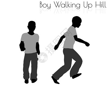 中的男孩在白色背景上摆姿势漫游牧羊人流浪汉长廊呼吸阴影空气喧嚣男生拖曳图片