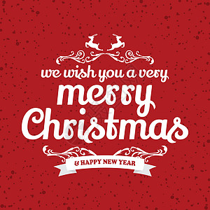 祝你圣诞快乐插图刻字打印艺术庆典标签字体标题绘画卡片图片