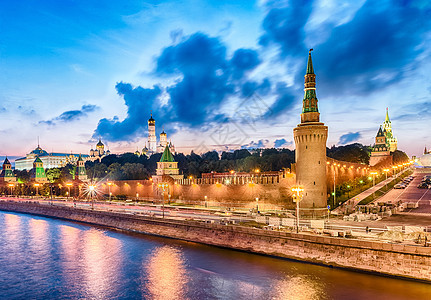 塔和克里姆林宫的景象 莫斯科图片