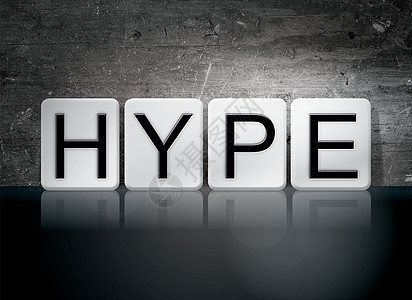 Hype 平排字母概念和主题背景图片