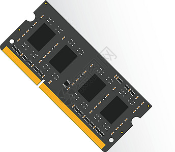 RAM labtop 4GB 或 8GB 或 16G 的随机存取存储器概念记忆实验室电脑硬件卡片主板芯片电气笔记本数据图片