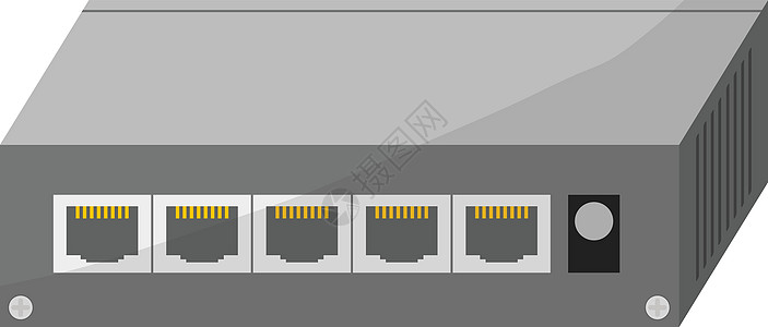 交换或集线器网络图片