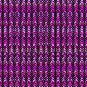 矢量针线活背景紫罗兰色装饰针织图案图片