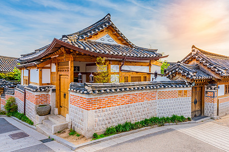 韩国首尔村城市房子村庄建筑旅行图片