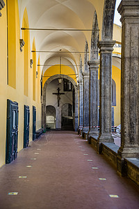 圣格雷戈里奥阿梅诺纪念碑地标遗产旅游教会文化回廊宗教花园白色图片