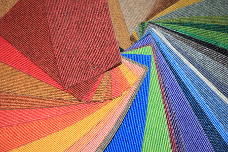 商店的地毯手表面料收藏样品店铺纺织品装潢样本材料展示地面背景图片