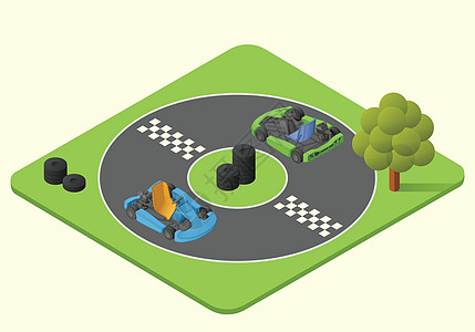 Kart 运动汽车载体图片