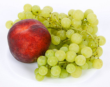 新鲜的意大利菜果维生素杏子福利采摘黄桃水果桃子白桃健康背景图片
