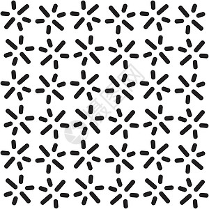 无缝矢量模式插图纺织品包装织物黑色潮人正方形乐趣白色线条图片
