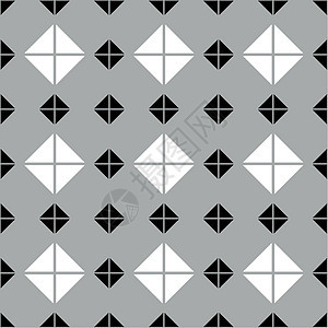 灰色 黑色和白色背景的平面矢量模式图片