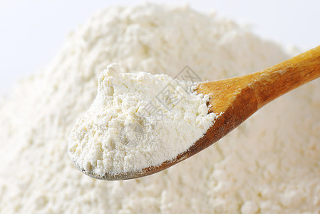 小麦面粉瓷烘烤用途谷物食物地面淀粉粉末白色图片
