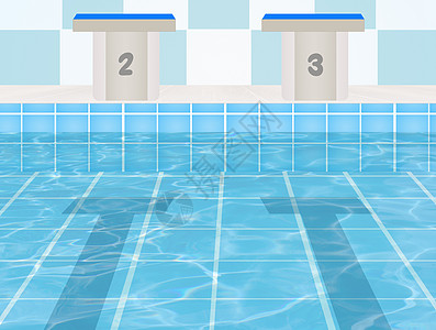 奥林匹克游泳池潜水套装培训班水池运动闲暇娱乐游泳游泳池插图背景图片