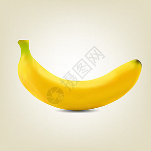 摄影现实的黄色香蕉 矢量说明图片