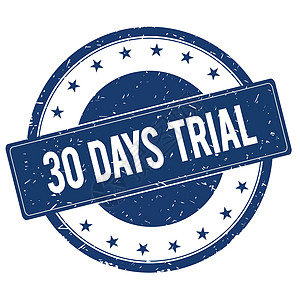 30天 Trial印章标志图片