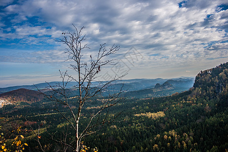 萨国家公园的景观风景森林岩石公园天空林地环境国家旅行图片