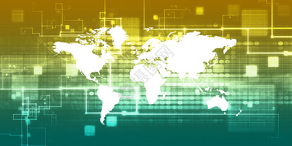 国际商务技术全世界部门推介会全球商业公司背景图片