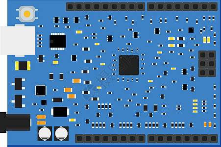 带微控制器的 DIY 电子 Uno 板电阻器电容器电气焊接测试一诺半导体硬件工程电脑图片