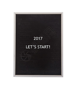 非常老旧的菜单板  新年  20172017黑色白色阴影菜单空板木板框架背景图片