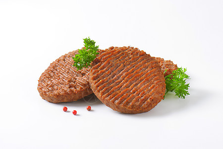 牛肉汉堡包地面红肉馅饼食物图片