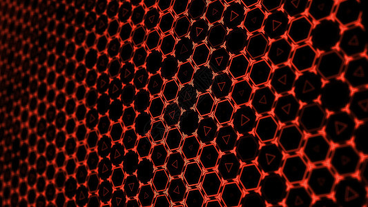 六边形技术背景 环形  3D渲染蓝色动态高科技运动细胞艺术网格蜂窝科学电脑背景图片