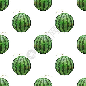 西瓜无缝背景 矢量图解小吃食物异国插图情调浆果饮食照片植物墙纸图片