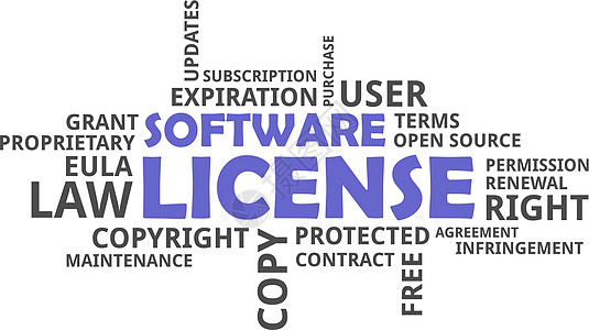 云软件许可版权合同条款协议保护标签用户过期法律侵权图片