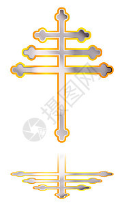 马龙派基督教十字反省会火鸡艺术品插图绘画艺术背景图片