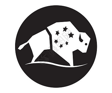 水牛标志设计推广自然危险品牌斗争野牛动物文化农场愤怒图片
