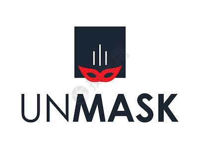 UnMask 概念设计二元性模仿情绪商业标识艺术虚伪说谎者秘密戏服图片