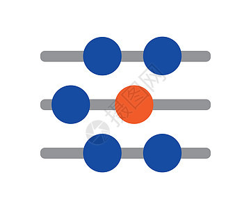 算盘图标设计会计数数算术蓝色数字橙子学校插图标识商业图片
